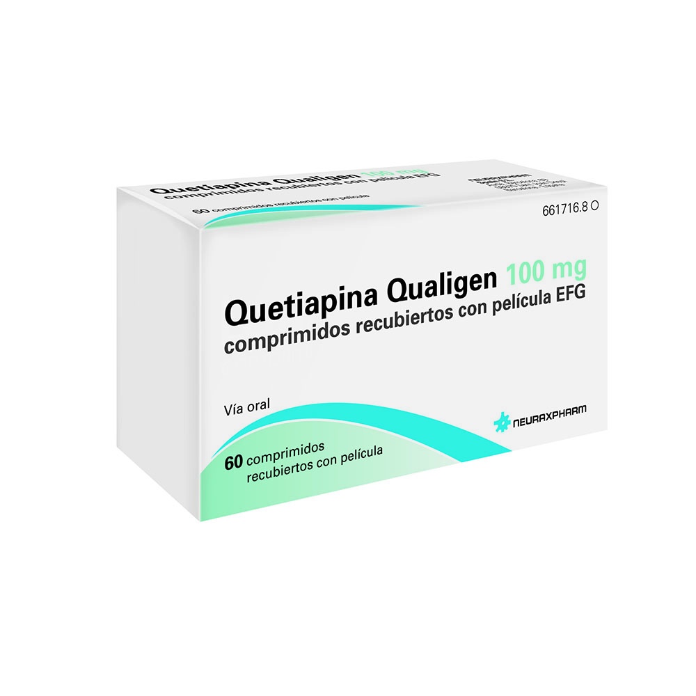 QUETIAPINA QUALIGEN 100 mg COMPRIMIDOS REVESTIDOS POR PELÍCULA