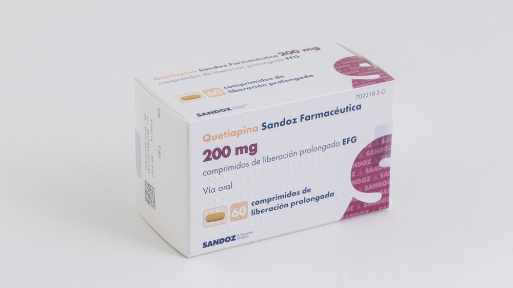 QUETIAPINA SANDOZ 200 mg COMPRIMIDOS DE LIBERTAÇÃO PROLONGADA
