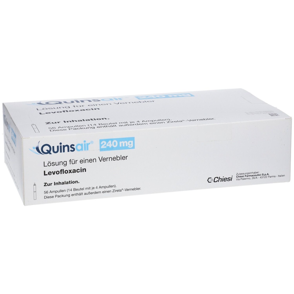 QUINSAIR 240 mg SOLUÇÃO PARA INALAÇÃO POR NEBULIZADOR