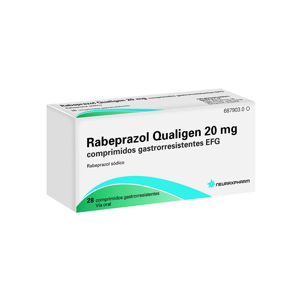 RABEPRAZOL QUALIGEN 20 mg COMPRIMIDOS GASTRO-RESISTENTES