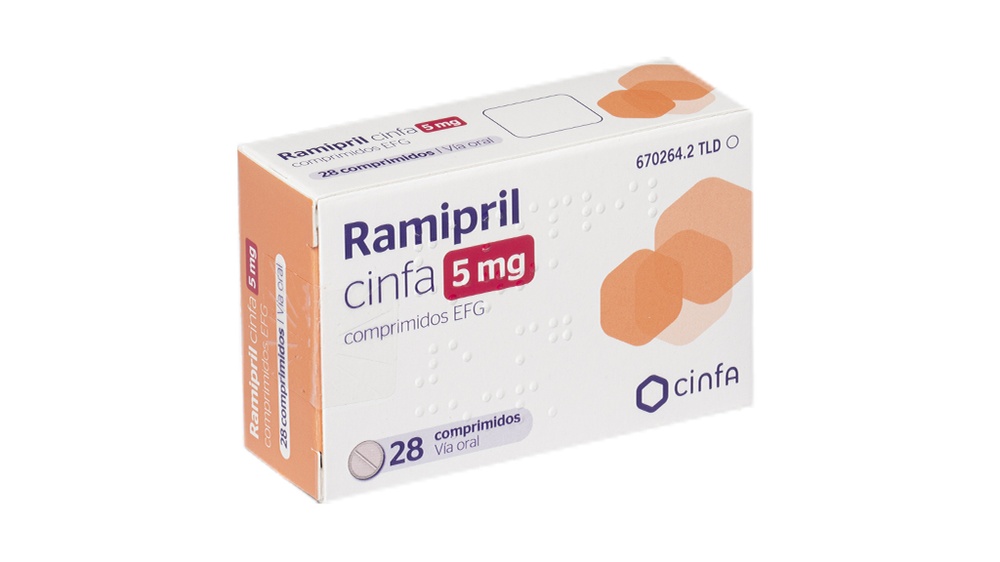 RAMIPRIL CINFA 5 mg COMPRIMIDOS