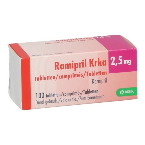 RAMIPRIL KRKA 2,5 mg COMPRIMIDOS