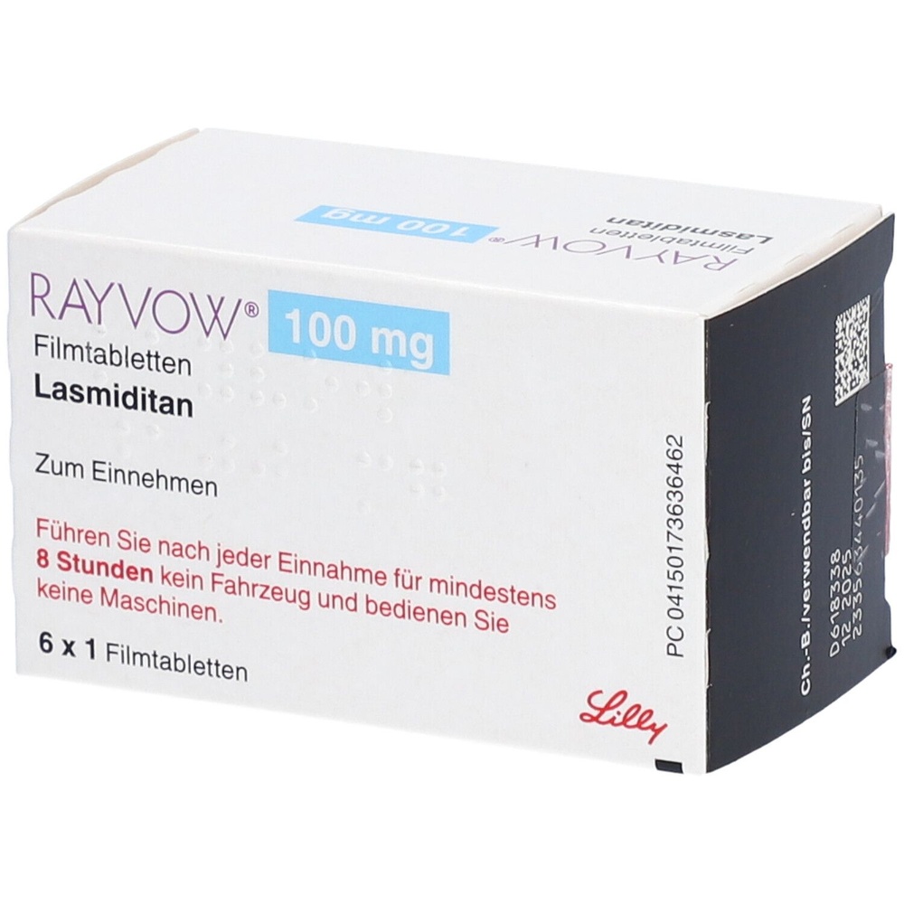 RAYVOW 100 mg COMPRIMIDOS REVESTIDOS POR PELÍCULA