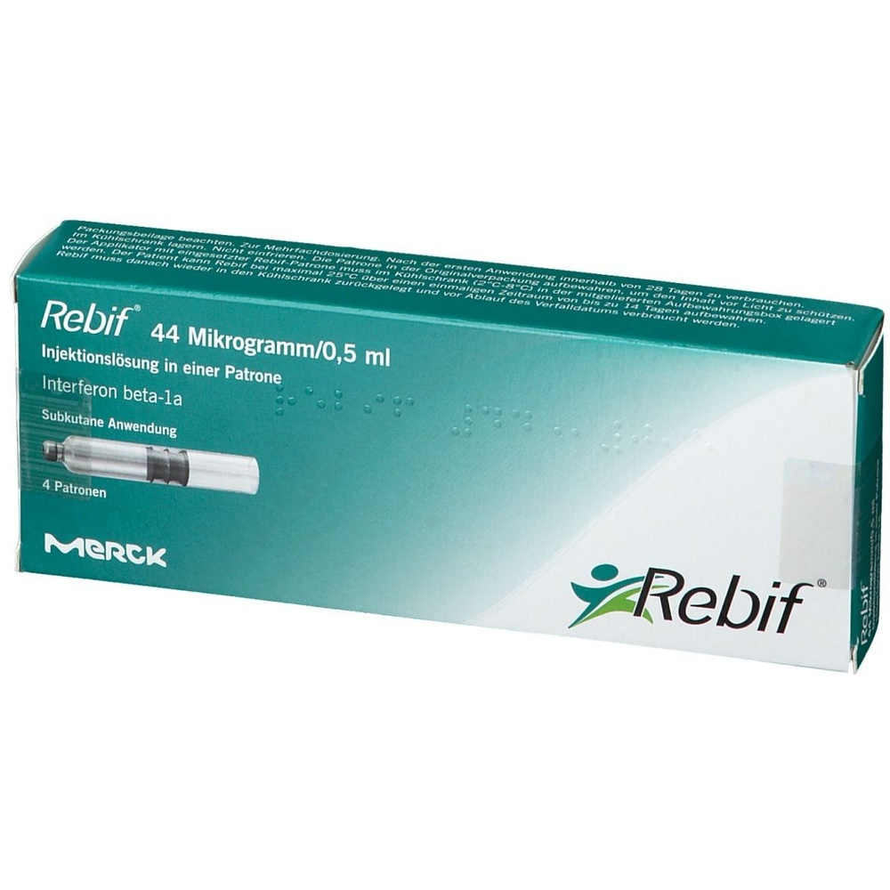 REBIF 44 microgramas/0,5 ml Solução injetável em cartucho