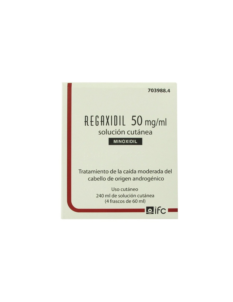 REGAXIDIL 50 mg/ml SOLUÇÃO CUTÂNEA