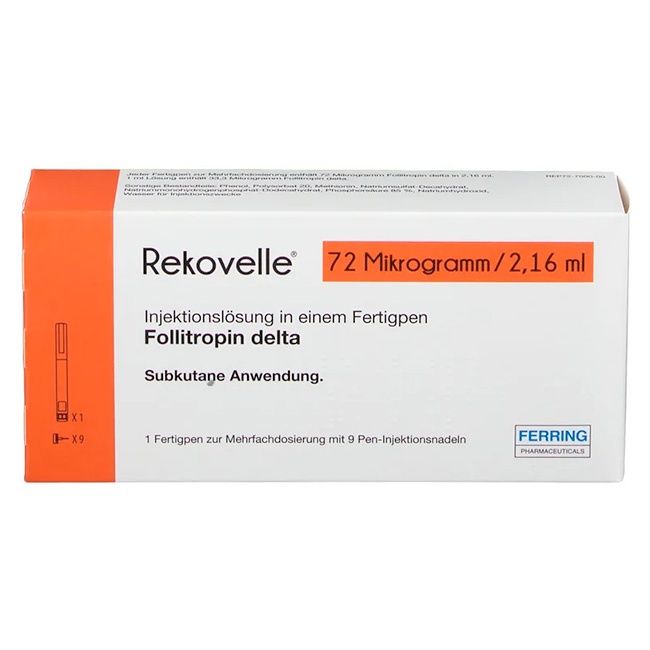 REKOVELLE 72 microgramas/2,16 ml Solução injetável em caneta pré-carregada