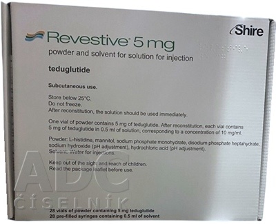 REVESTIVE 5 mg PÓ E SOLVENTE PARA SOLUÇÃO INJETÁVEL