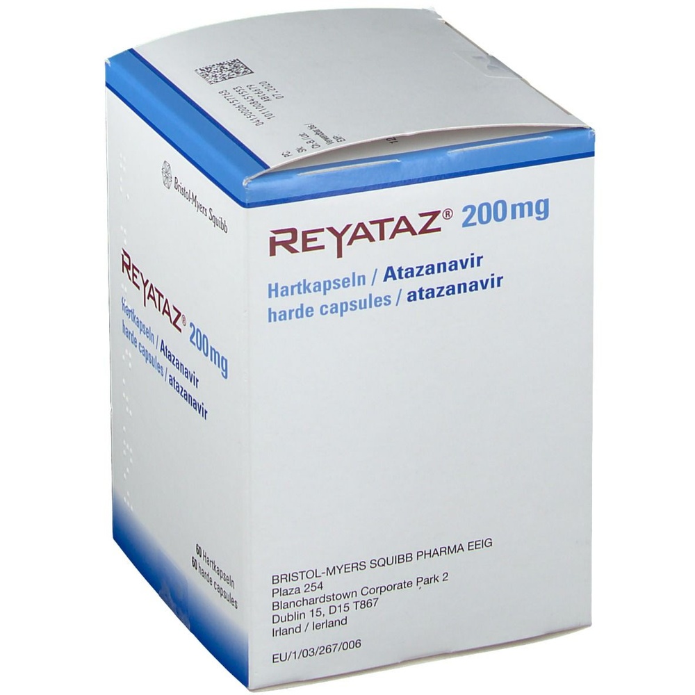 REYATAZ 200 mg CÁPSULAS DURAS