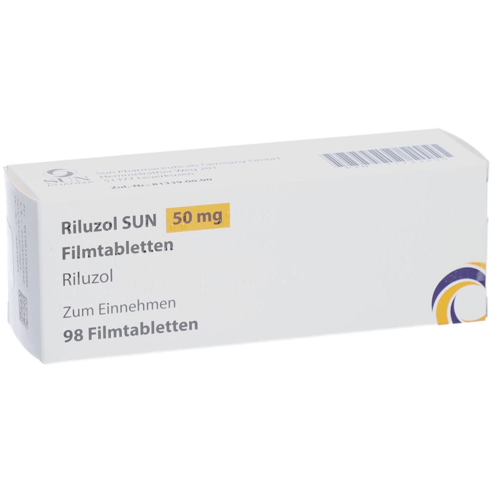 RILUZOL SUN 50 mg COMPRIMIDOS REVESTIDOS POR PELÍCULA