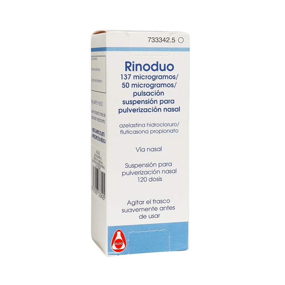 RINODUO 137 microgramas/50 microgramas/pulverização SUSPENSÃO PARA PULVERIZAÇÃO NASAL