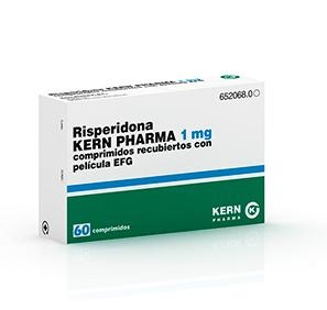 RISPERIDONA KERN PHARMA 1 mg COMPRIMIDOS REVESTIDOS POR PELÍCULA