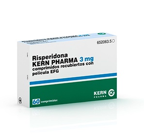 RISPERIDONA KERN PHARMA 3 mg COMPRIMIDOS REVESTIDOS POR PELÍCULA