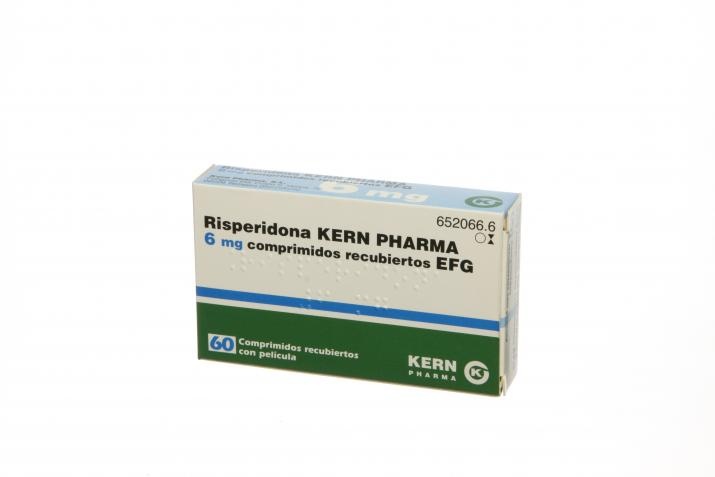 RISPERIDONA KERN PHARMA 6 mg COMPRIMIDOS REVESTIDOS POR PELÍCULA