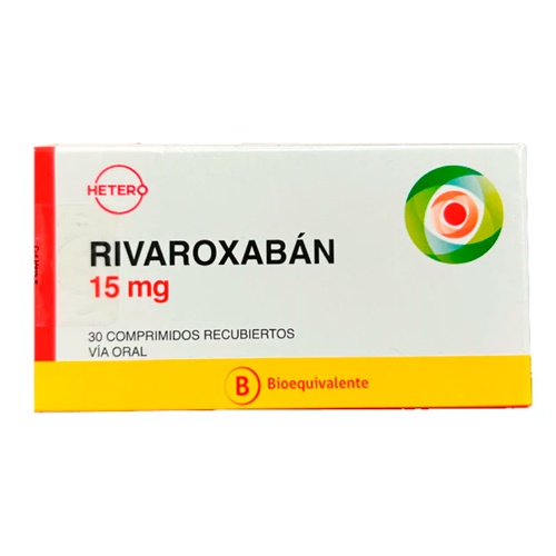 RIVAROXABAN ARISTO 15 mg COMPRIMIDOS REVESTIDOS POR PELÍCULA