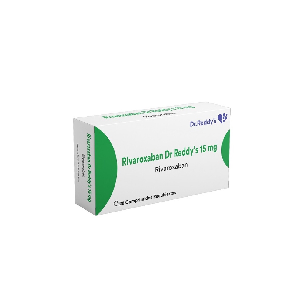 RIVAROXABAN DR REDDYS 15 mg COMPRIMIDOS REVESTIDOS POR PELÍCULA