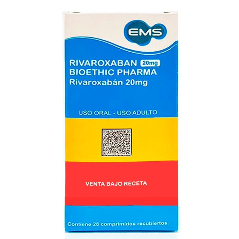 RIVAROXABAN HEC PHARM 20 mg COMPRIMIDOS REVESTIDOS POR PELÍCULA