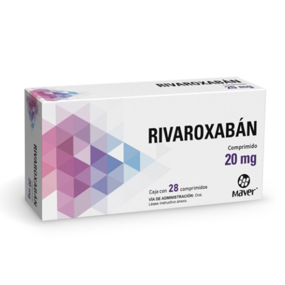 RIVAROXABAN HUAHAI 20 mg COMPRIMIDOS REVESTIDOS POR PELÍCULA