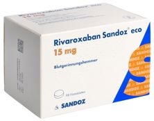 RIVAROXABAN SANDOZ FARMACEUTICA 15 mg CÁPSULAS DURAS