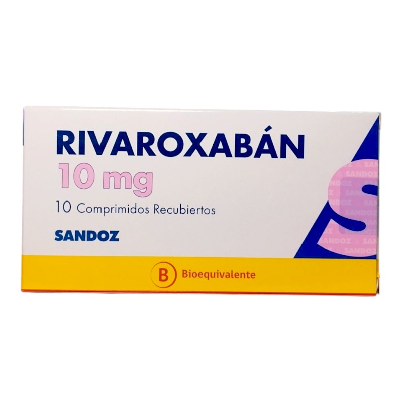 RIVAROXABAN SANDOZ 10 mg COMPRIMIDOS REVESTIDOS POR PELÍCULA