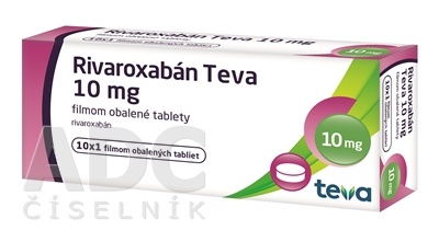 RIVAROXABAN TEVA 10 mg COMPRIMIDOS REVESTIDOS POR PELÍCULA