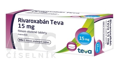 RIVAROXABAN TEVA 15 mg COMPRIMIDOS REVESTIDOS POR PELÍCULA