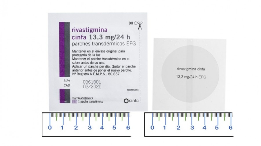 RIVASTIGMINA ARISTO 13,3 mg/24h AUTOCLIVANTES TRANSDÉRMICOS