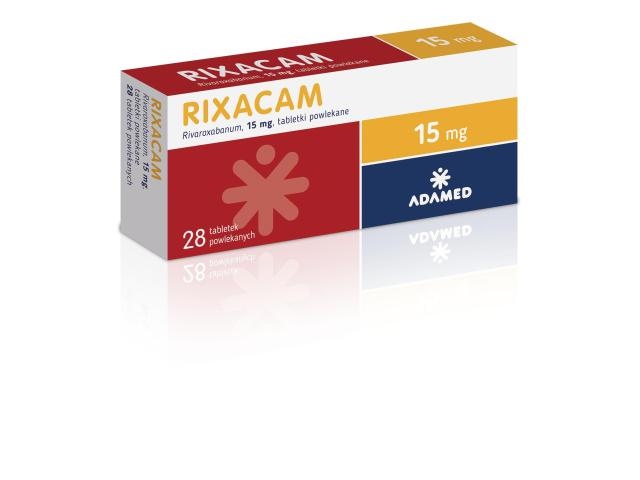 RIXACAM 15 mg COMPRIMIDOS REVESTIDOS POR PELÍCULA