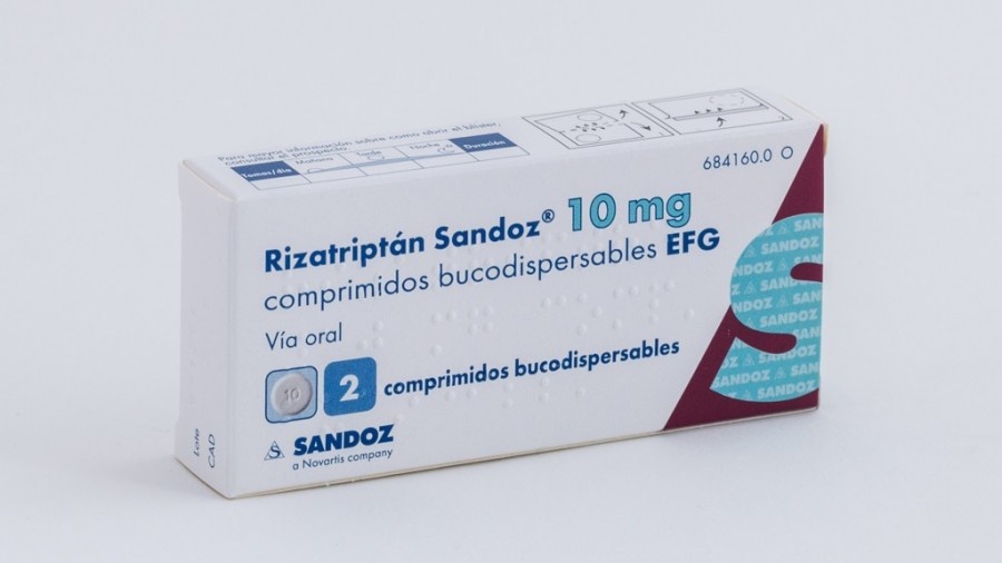 RIZATRIPTAN VIR 10 mg COMPRIMIDOS ORODISPERSÍVEIS