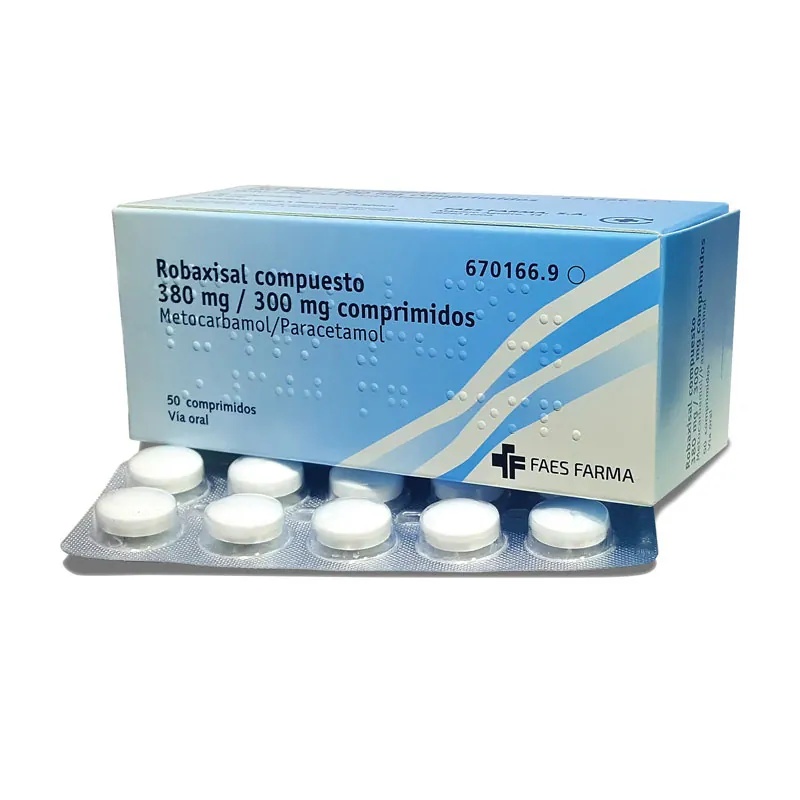 ROBAXISAL COMPOSTO 380 mg / 300 mg COMPRIMIDOS