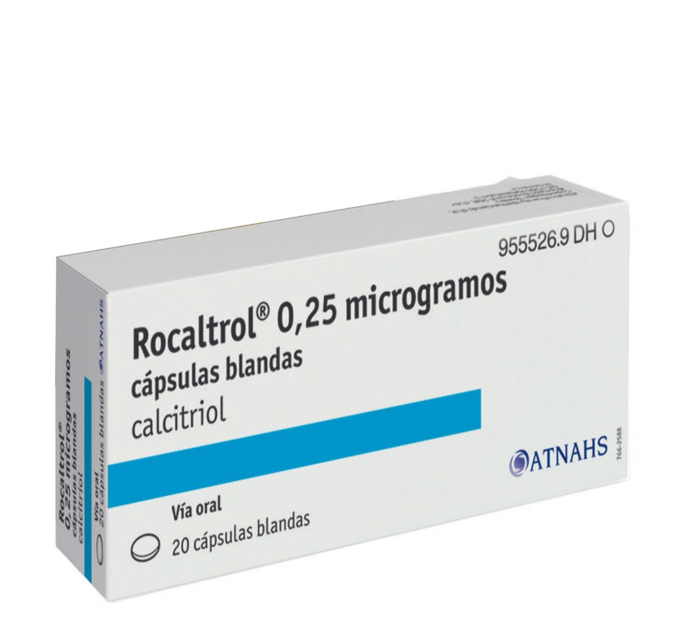 ROCALTROL 0,25 mcg CÁPSULAS MOLES