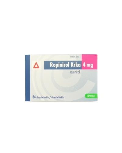 ROPINIROL KRKA 4 mg COMPRIMIDOS DE LIBERTAÇÃO PROLONGADA