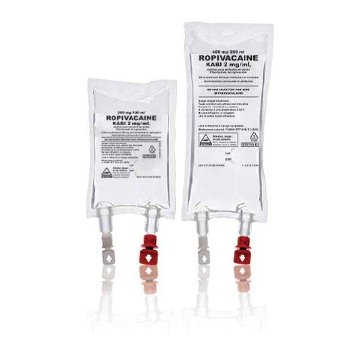 ROPIVACAÍNA KABI 2 mg/ml SOLUÇÃO PARA PERFUSÃO