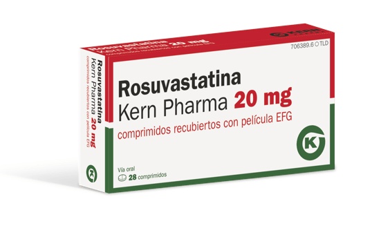 ROSUVASTATINA HEC PHARM 20 mg COMPRIMIDOS REVESTIDOS POR PELÍCULA