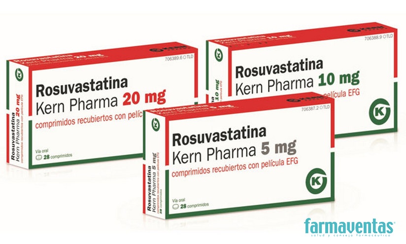 ROSUVASTATINA KERN PHARMA 10 mg COMPRIMIDOS REVESTIDOS POR PELÍCULA
