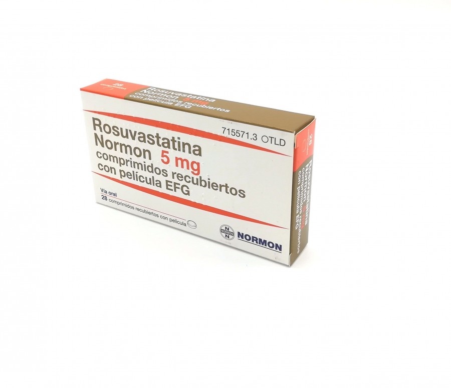 ROSUVASTATINA VIR 5 mg COMPRIMIDOS REVESTIDOS POR PELÍCULA