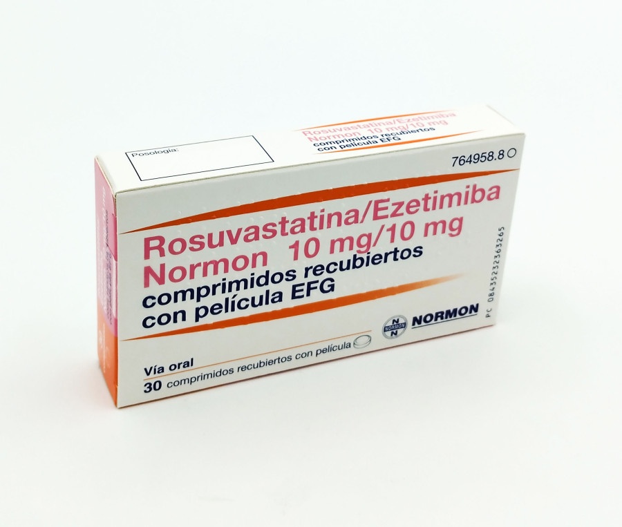 ROSUVASTATINA/EZETIMIBE NORMOGEN 10 mg/10 mg COMPRIMIDOS REVESTIDOS POR PELÍCULA