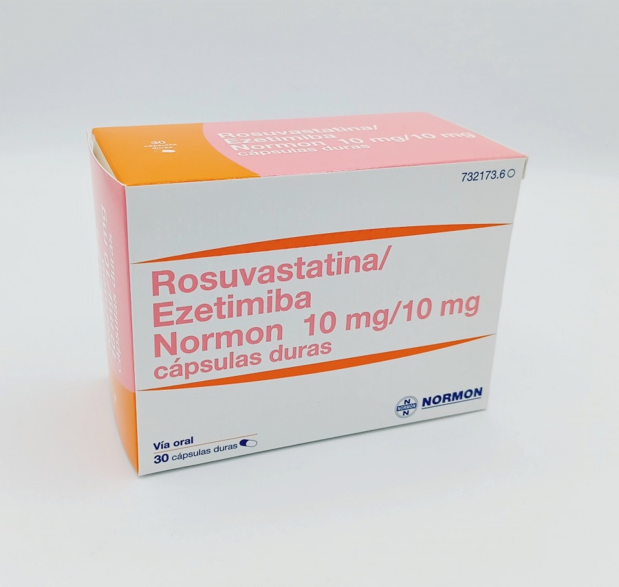 ROSUVASTATINA/EZETIMIBE NORMON 5 mg/10 mg CÁPSULAS DURAS