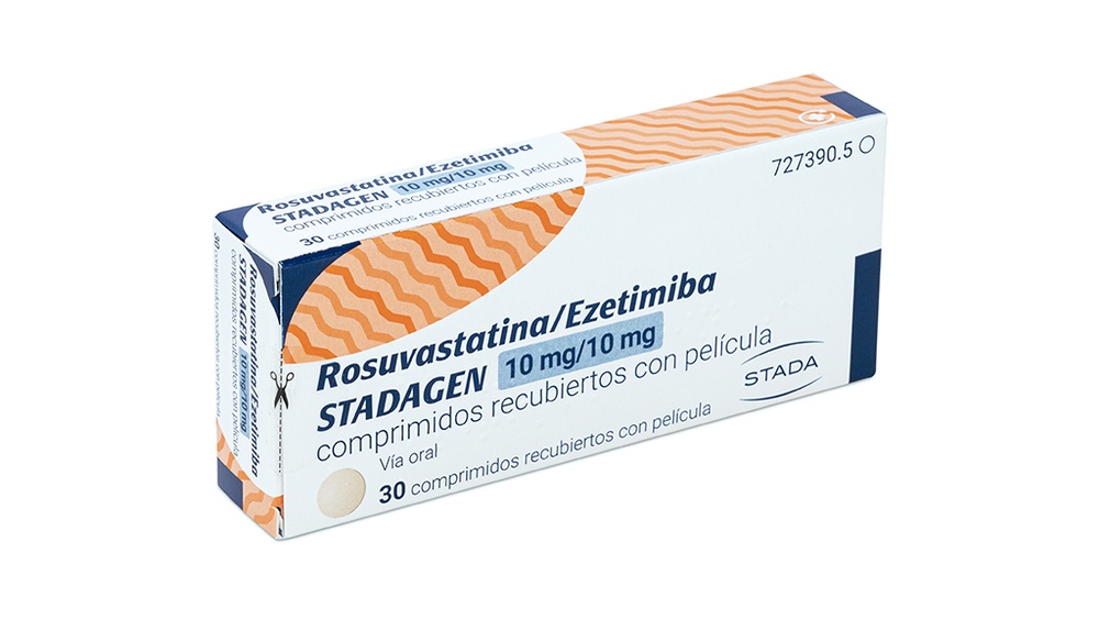 ROSUVASTATINA/EZETIMIBE STADAGEN 5 mg/10 mg COMPRIMIDOS REVESTIDOS POR PELÍCULA