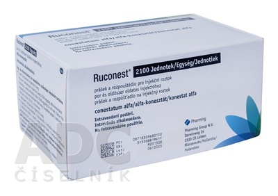 RUCONEST 2100 U PÓ PARA SOLUÇÃO INJETÁVEL