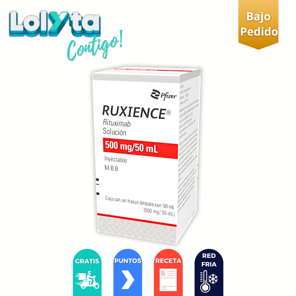 RUXIENCE 500 mg CONCENTRADO PARA SOLUÇÃO PARA PERFUSÃO
