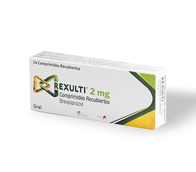 RXULTI 2 mg COMPRIMIDOS REVESTIDOS POR PELÍCULA