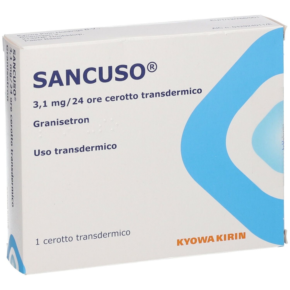 SANCUSO 3,1 mg/24h AUTOCLUSIVO TRANSDÉRMICO