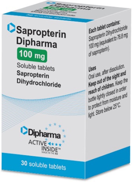 sapropterina-dipharma-100-mg-comprimidos-solubles-efg-comprimido-100-mg