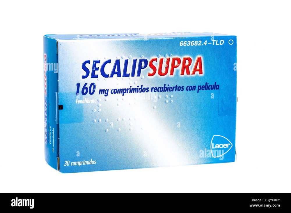 SECALIP SUPRA 160 mg COMPRIMIDOS REVESTIDOS POR PELÍCULA