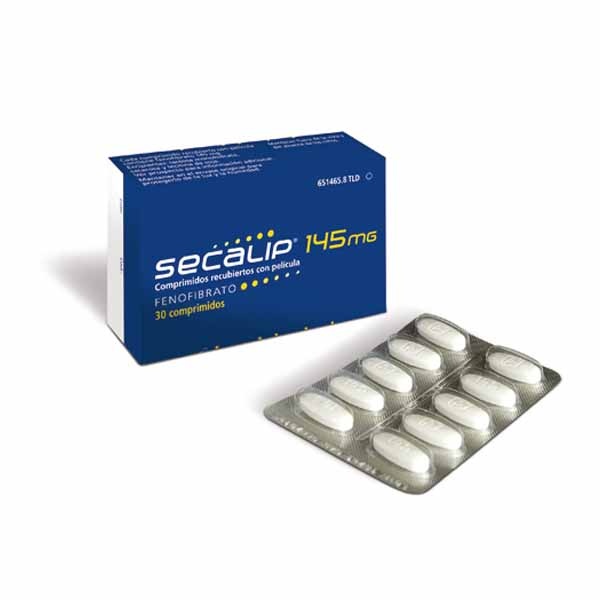 SECALIP 145 mg COMPRIMIDOS REVESTIDOS POR PELÍCULA