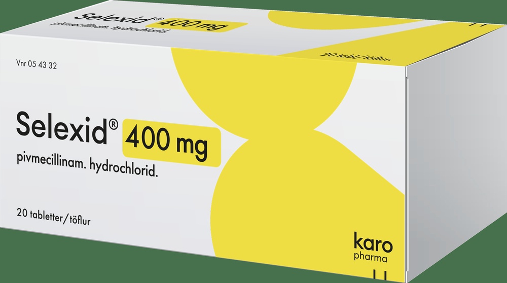 SELEXID 400 mg COMPRIMIDOS REVESTIDOS POR PELÍCULA