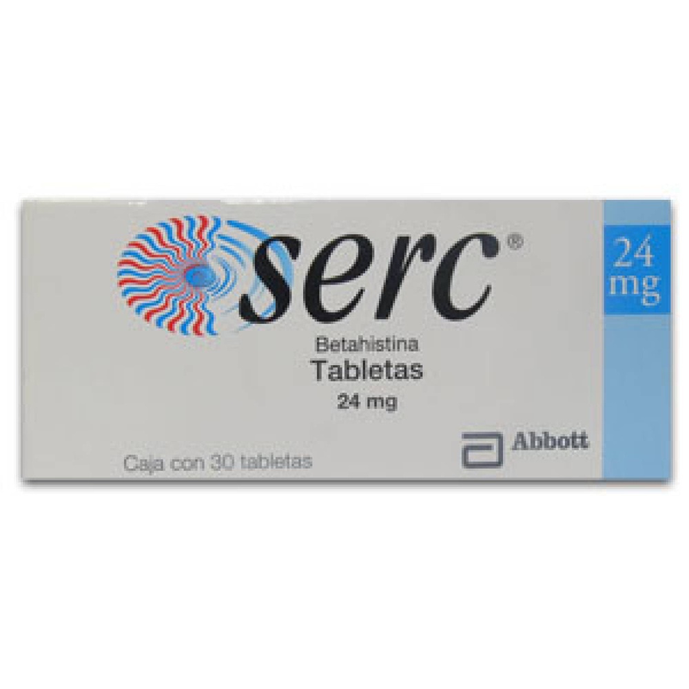 SERC 24 mg COMPRIMIDOS