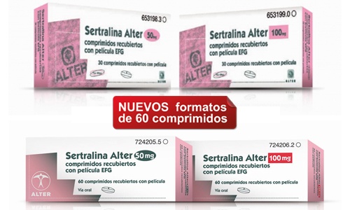 SERTRALINA ALTER 50 mg COMPRIMIDOS REVESTIDOS POR PELÍCULA