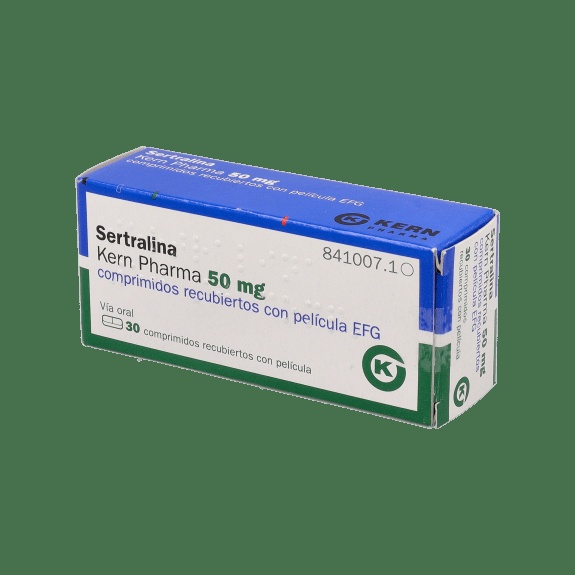 SERTRALINA KERN PHARMA 50 mg COMPRIMIDOS REVESTIDOS POR PELÍCULA