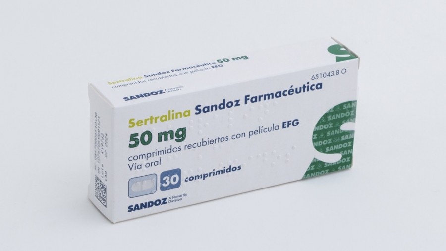 SERTRALINA SUN 50 mg COMPRIMIDOS REVESTIDOS POR PELÍCULA